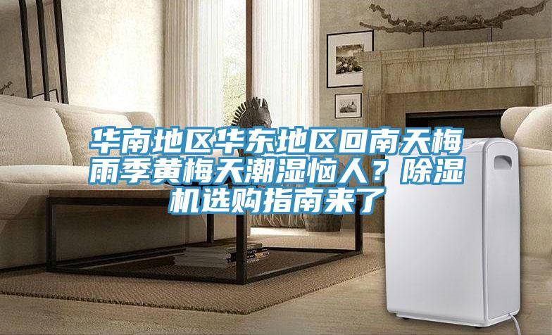 華南地區(qū)華東地區(qū)回南天梅雨季黃梅天潮濕惱人？除濕機(jī)選購指南來了