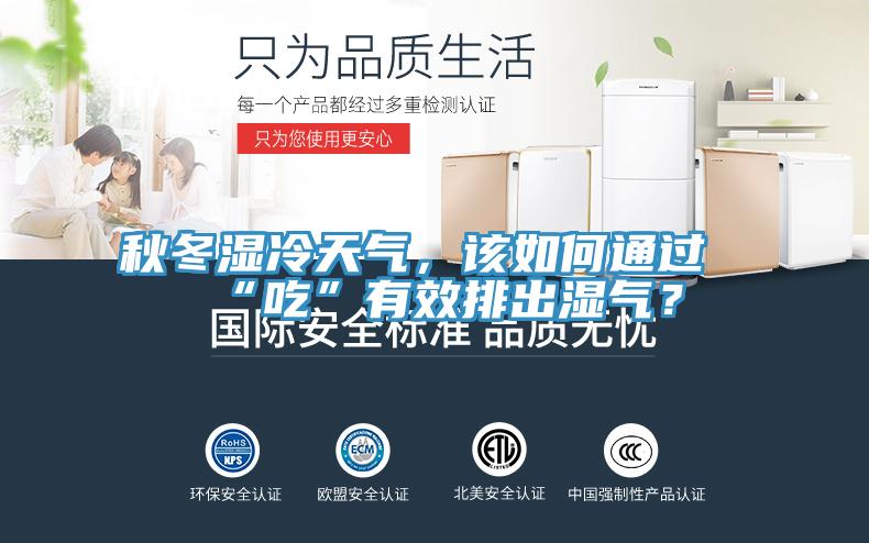 秋冬濕冷天氣，該如何通過“吃”有效排出濕氣？