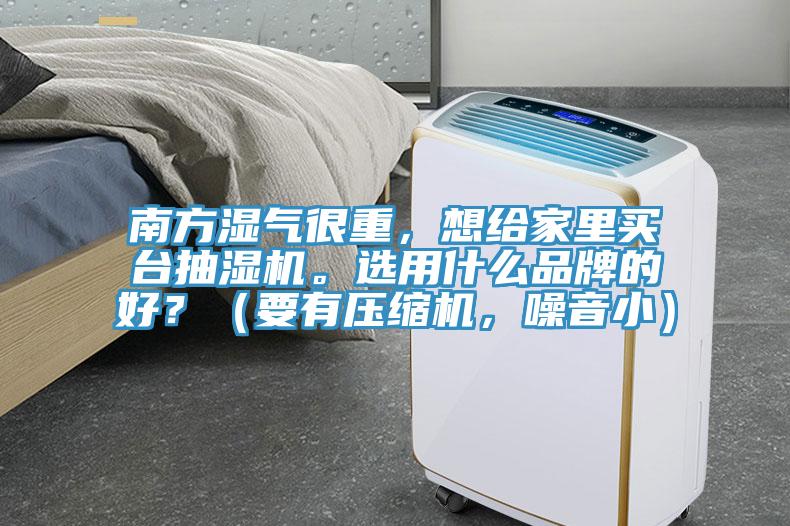 南方濕氣很重，想給家里買臺(tái)抽濕機(jī)。選用什么品牌的好？（要有壓縮機(jī)，噪音?。?></div>
								<div   id=