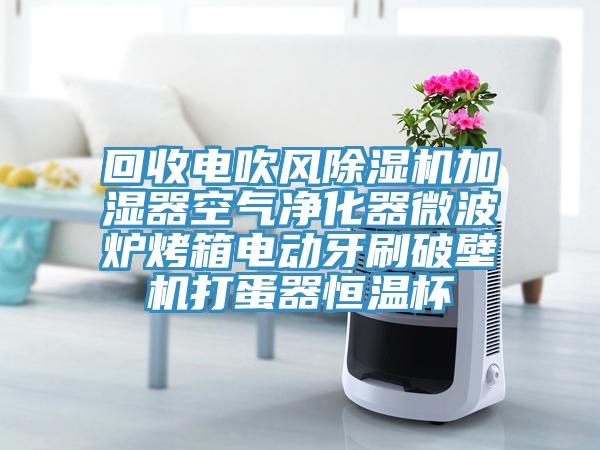 回收電吹風(fēng)除濕機加濕器空氣凈化器微波爐烤箱電動牙刷破壁機打蛋器恒溫杯