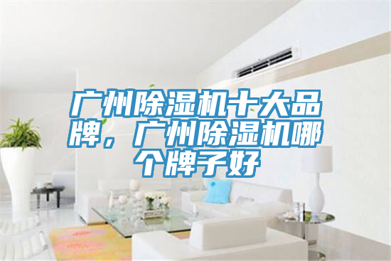廣州除濕機十大品牌，廣州除濕機哪個牌子好