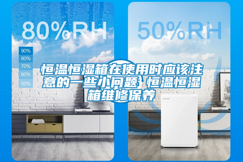 恒溫恒濕箱在使用時(shí)應(yīng)該注意的一些小問(wèn)題 恒溫恒濕箱維修保養(yǎng)