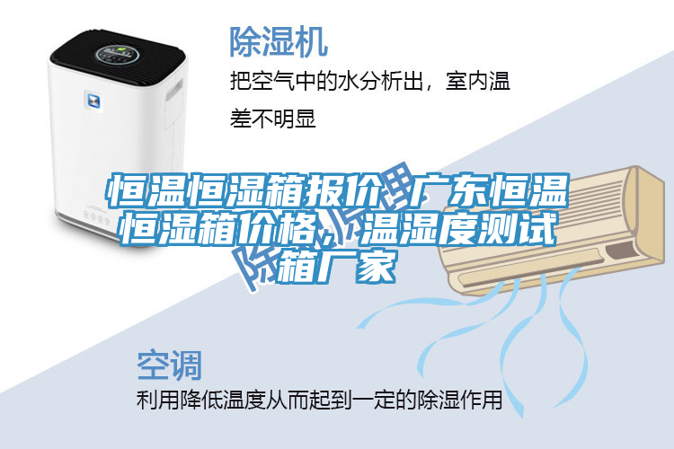 恒溫恒濕箱報(bào)價(jià) 廣東恒溫恒濕箱價(jià)格，溫濕度測(cè)試箱廠家