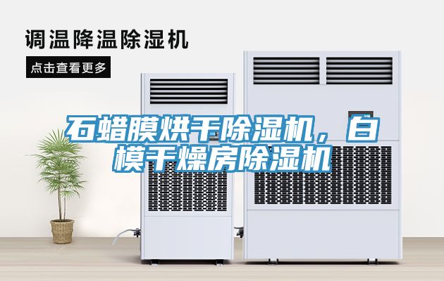 石蠟膜烘干除濕機，白模干燥房除濕機