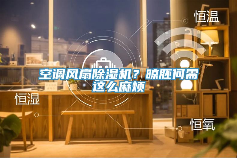 空調(diào)風(fēng)扇除濕機(jī)？晾胚何需這么麻煩