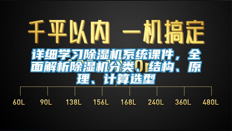 詳細學(xué)習除濕機系統(tǒng)課件，全面解析除濕機分類、結(jié)構(gòu)、原理、計算選型