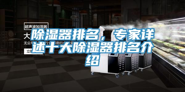 除濕器排名，專家詳述十大除濕器排名介紹