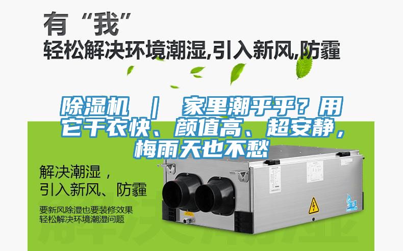 除濕機(jī) ｜ 家里潮乎乎？用它干衣快、顏值高、超安靜，梅雨天也不愁