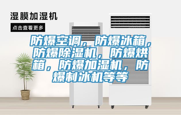 防爆空調(diào)，防爆冰箱，防爆除濕機，防爆烘箱，防爆加濕機，防爆制冰機等等