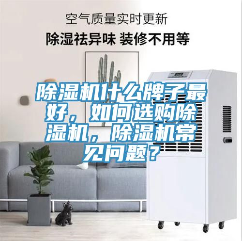 除濕機(jī)什么牌子最好，如何選購除濕機(jī)，除濕機(jī)常見問題？