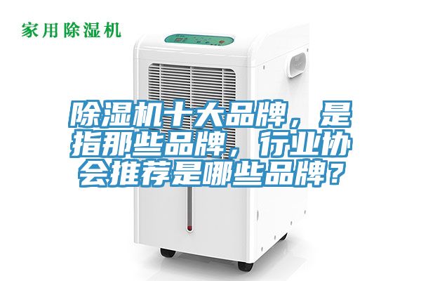 除濕機(jī)十大品牌，是指那些品牌，行業(yè)協(xié)會(huì)推薦是哪些品牌？