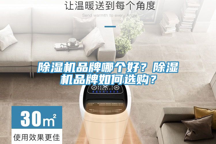 除濕機品牌哪個好？除濕機品牌如何選購？
