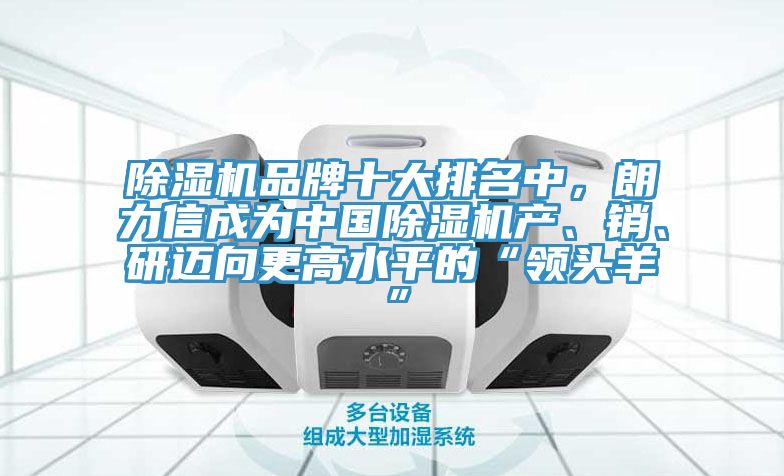 除濕機品牌十大排名中，朗力信成為中國除濕機產(chǎn)、銷、研邁向更高水平的“領(lǐng)頭羊”