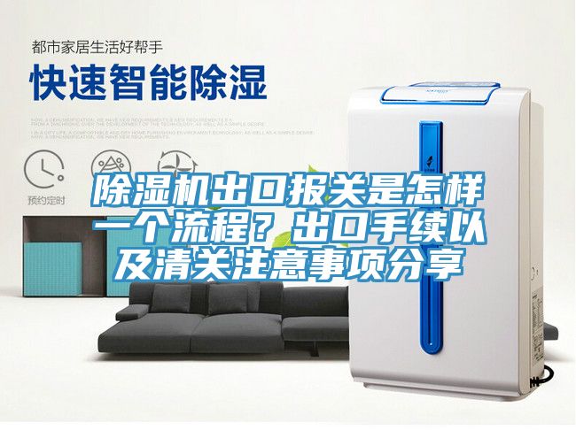 除濕機出口報關(guān)是怎樣一個流程？出口手續(xù)以及清關(guān)注意事項分享